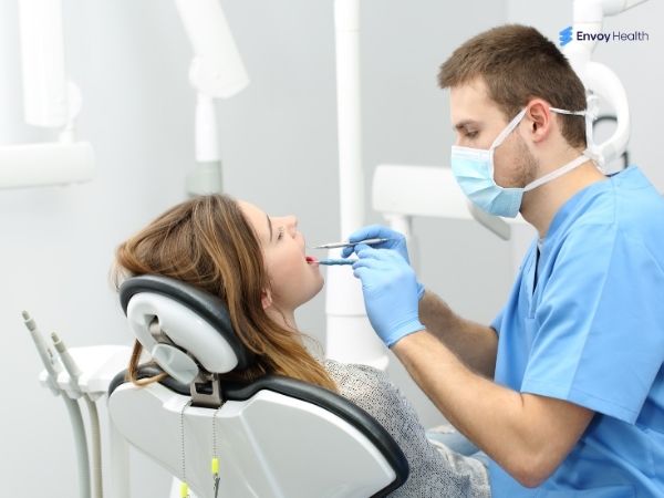 Dentist Working on a Patient