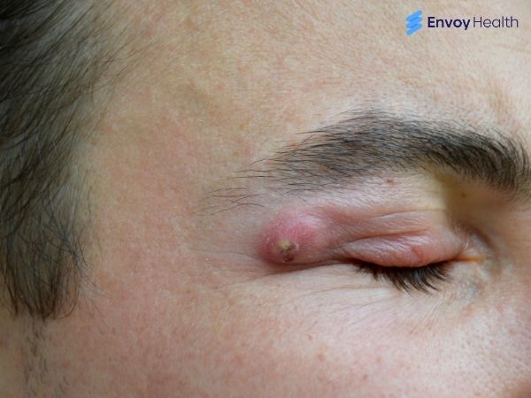 tooth infection spread to eye symptoms