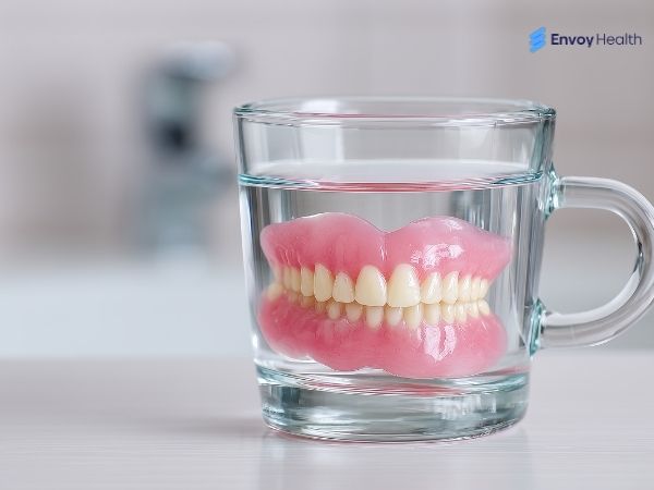 Soaking denture at night 